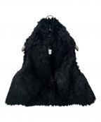 CHANELシャネル）の古着「ファーベスト　P39553V28708」｜ブラック
