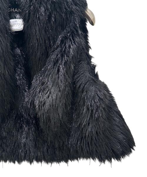 CHANEL（シャネル）CHANEL (シャネル) ファーベスト　P39553V28708 ブラック サイズ:34の古着・服飾アイテム