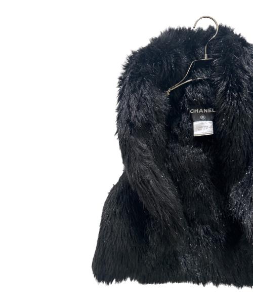 CHANEL（シャネル）CHANEL (シャネル) ファーベスト　P39553V28708 ブラック サイズ:34の古着・服飾アイテム