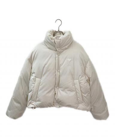 Ami Paris アミパリス ダウンジャケット　ホワイト AMI Alexandre Mattiussi アミパリス ダウン アウター AMI DE COEUR