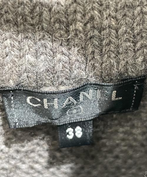 CHANEL（シャネル）CHANEL (シャネル) ニットワンピース　P62588K48050 チャコールグレー サイズ:38の古着・服飾アイテム