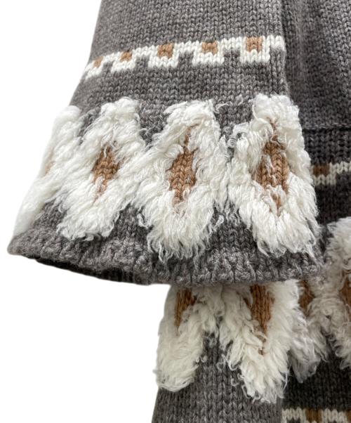 CHANEL（シャネル）CHANEL (シャネル) ニットワンピース　P62588K48050 チャコールグレー サイズ:38の古着・服飾アイテム