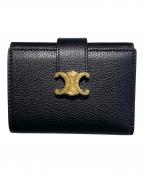 CELINEセリーヌ）の古着「ファイン ストラップウォレット ニノ」｜ブラック