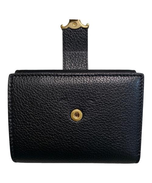 CELINE（セリーヌ）CELINE (セリーヌ) ファイン ストラップウォレット ニノ ブラックの古着・服飾アイテム