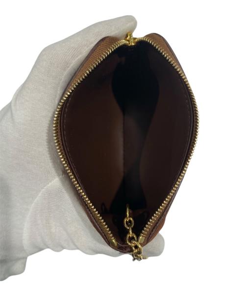 CELINE（セリーヌ）CELINE (セリーヌ) コインパースキュイルトリオンフ ブラウンの古着・服飾アイテム