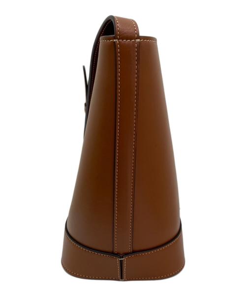 CELINE（セリーヌ）CELINE (セリーヌ) スモールバケットキュイルトリオンフ ブラウンの古着・服飾アイテム