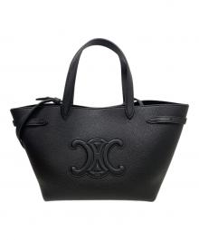 CELINE（セリーヌ）の古着「ミニカバアナイスキュイルトリオンフ」｜ブラック