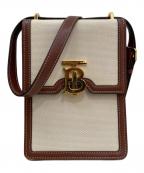 BURBERRYバーバリー）の古着「ロビンバッグ」｜ブラウン×クリーム