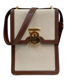 BURBERRY（バーバリー）の古着「ロビンバッグ」｜ブラウン×クリーム