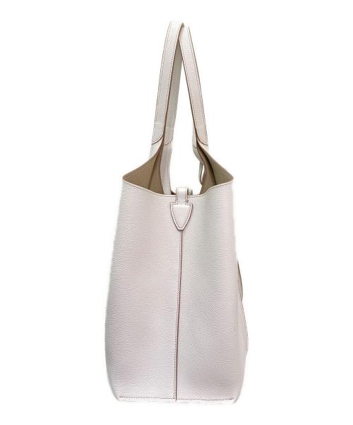 TOD'S（トッズ）TOD'S (トッズ) T TIMELESS トートバッグ ホワイトの古着・服飾アイテム