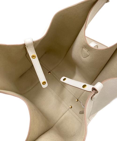 TOD'S（トッズ）TOD'S (トッズ) T TIMELESS トートバッグ ホワイトの古着・服飾アイテム