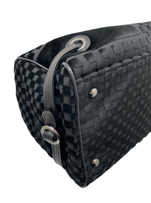 CHANEL（シャネル）CHANEL (シャネル) ベロアトートバッグ ブラックの古着・服飾アイテム