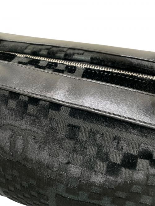 CHANEL（シャネル）CHANEL (シャネル) ベロアトートバッグ ブラックの古着・服飾アイテム