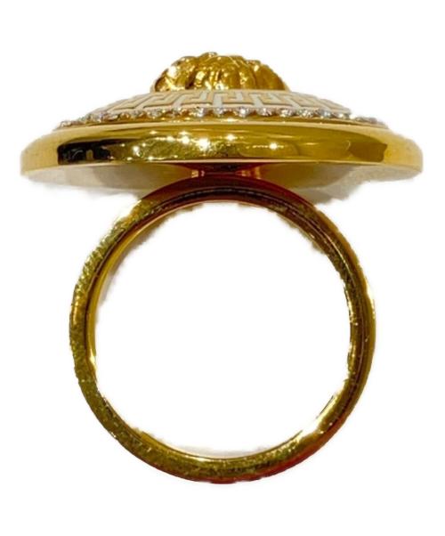 VERSACE（ヴェルサーチェ）VERSACE (ヴェルサーチェ) メデューサクリスタルリング ゴールド サイズ:-の古着・服飾アイテム