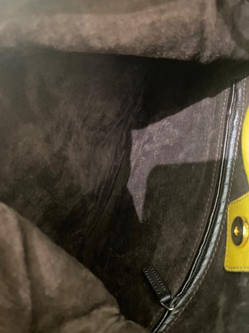 Yves Saint Laurent（イヴサンローラン）Yves Saint Laurent (イヴサンローラン) ティアードフリル サントロペ マスタードの古着・服飾アイテム