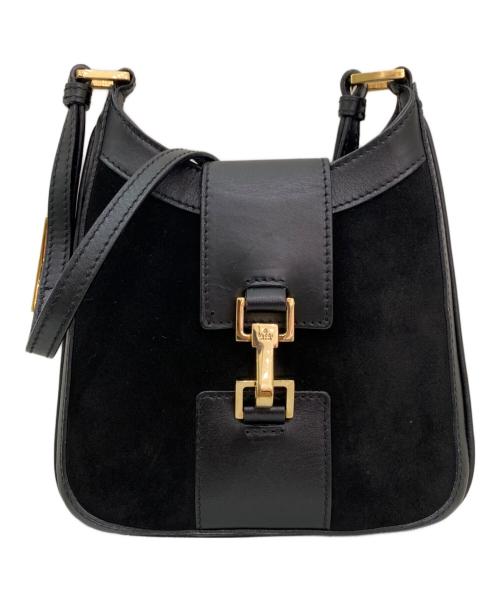 GUCCI（グッチ）GUCCI (グッチ) ジャッキーポシェット ブラックの古着・服飾アイテム