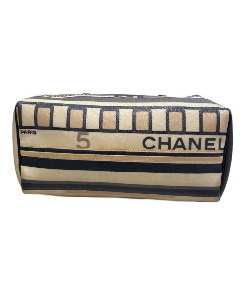 CHANEL（シャネル）CHANEL (シャネル) ミニボストンバッグ イエロー×ブラック サイズ:ミニの古着・服飾アイテム