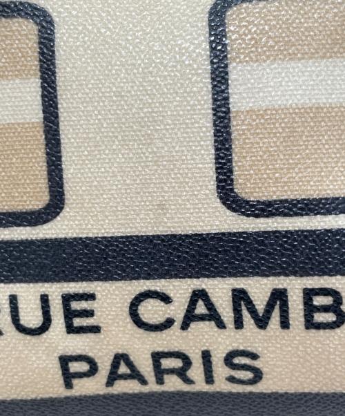 CHANEL（シャネル）CHANEL (シャネル) ミニボストンバッグ イエロー×ブラック サイズ:ミニの古着・服飾アイテム