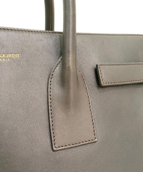 Saint Laurent Paris（サンローランパリ）Saint Laurent Paris (サンローランパリ) スモールサック・ド・ジュール バッグ グレーの古着・服飾アイテム