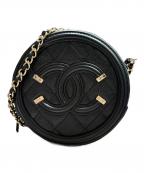 CHANELシャネル）の古着「Cフィリグリー ショルダーバッグ」｜ブラック