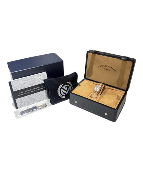 FRANCK MULLER（フランクミュラー）ランクミュラー ロングアイランド ホワイトシェル インデックスダイヤ/Long Island White Mother of Pearl Dial Diamond Index/902 QZ REL MOP CD 1R/白蝶貝文字盤/K18Pの古着・服飾アイテム