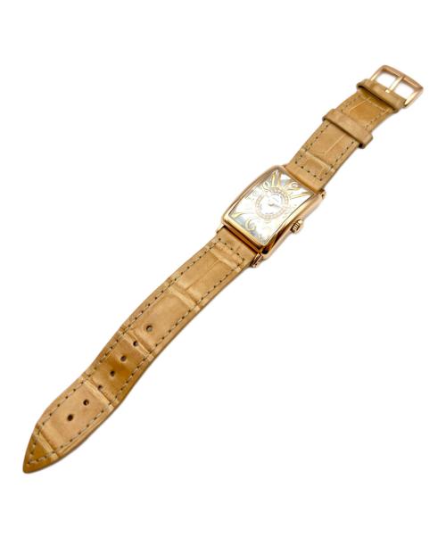 FRANCK MULLER（フランクミュラー）ランクミュラー ロングアイランド ホワイトシェル インデックスダイヤ/Long Island White Mother of Pearl Dial Diamond Index/902 QZ REL MOP CD 1R/白蝶貝文字盤/K18Pの古着・服飾アイテム