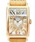 FRANCK MULLER（フランクミュラー）の古着「ランクミュラー ロングアイランド ホワイトシェル インデックスダイヤ/Long Island White Mother of Pearl Dial Diamond Index/902 QZ REL MOP CD 1R/白蝶貝文字盤/K18PG/32.5mm/23.0mm」｜シェル文字盤