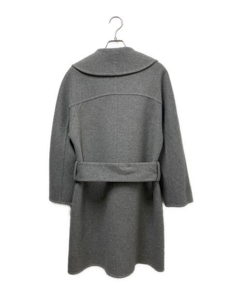 HERMES（エルメス）HERMES (エルメス) カシミヤダブルフェイスコート グレー サイズ:34の古着・服飾アイテム