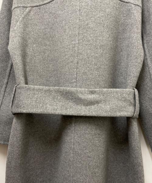 HERMES（エルメス）HERMES (エルメス) カシミヤダブルフェイスコート グレー サイズ:34の古着・服飾アイテム