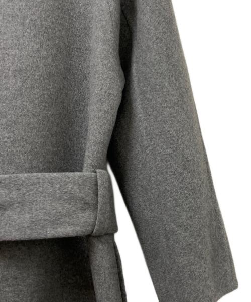 HERMES（エルメス）HERMES (エルメス) カシミヤダブルフェイスコート グレー サイズ:34の古着・服飾アイテム