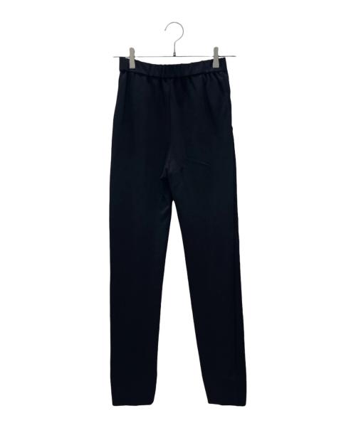 YORI（ヨリ）YORI (ヨリ) ぬくぬくフロントスリットレギパン ブラック サイズ:38の古着・服飾アイテム