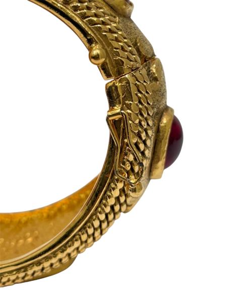 CHANEL（シャネル）CHANEL (シャネル) グリポアヴィンテージバングル ゴールドの古着・服飾アイテム