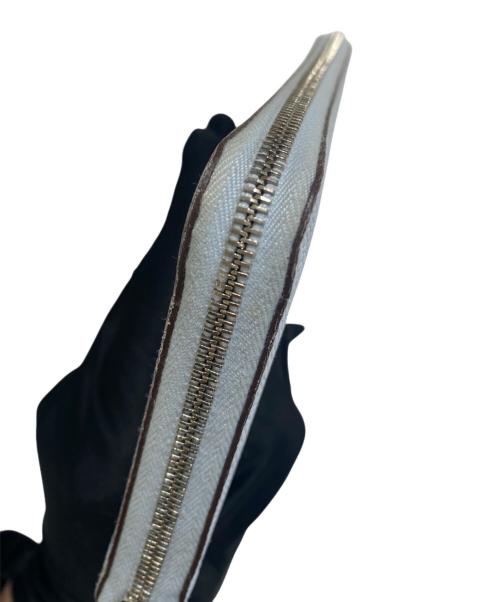 HERMES（エルメス）HERMES (エルメス) Y刻印　アザップロングシルクイン長財布 ブルーブリュムの古着・服飾アイテム