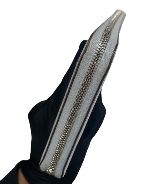 HERMES（エルメス）HERMES (エルメス) Y刻印　アザップロングシルクイン長財布 ブルーブリュムの古着・服飾アイテム