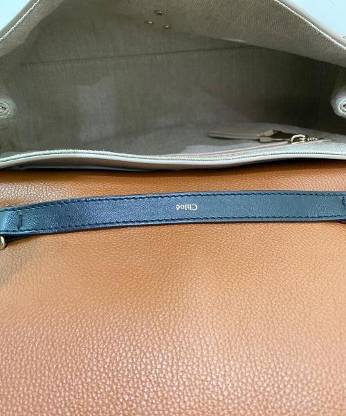 Chloe（クロエ）Chloe (クロエ) PENELOPEミディアム ソフト ショルダーバッグ ベージュの古着・服飾アイテム