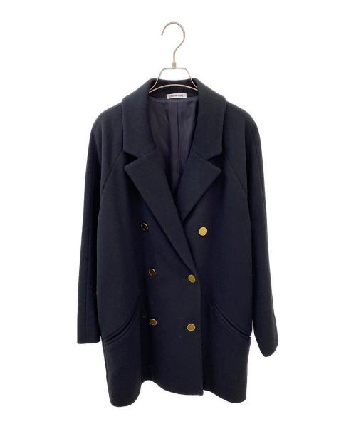 EVERYDAY I LIKE.（エヴリデイ アイ ライク）EVERYDAY I LIKE. (エヴリデイ アイ ライク) Short Double Coat ネイビー サイズ:Freeの古着・服飾アイテム