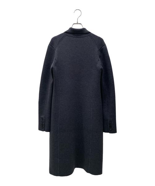 HERMES（エルメス）HERMES (エルメス) ニットコート グレー サイズ:34の古着・服飾アイテム