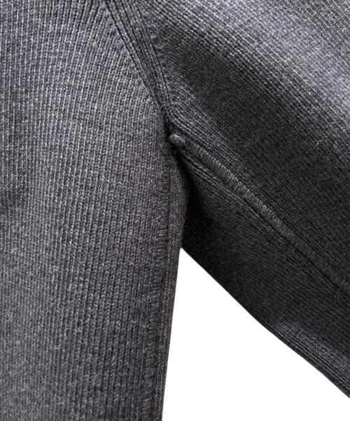 HERMES（エルメス）HERMES (エルメス) ニットコート グレー サイズ:34の古着・服飾アイテム