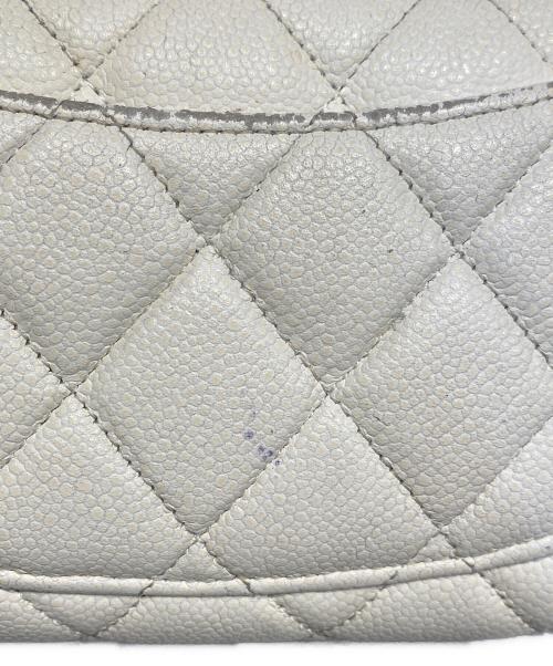 CHANEL（シャネル）CHANEL (シャネル) キャビアスキンロングウォレット アイボリーの古着・服飾アイテム