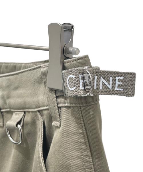 CELINE（セリーヌ）CELINE (セリーヌ) カーゴストレートパンツ カーキ サイズ:48の古着・服飾アイテム