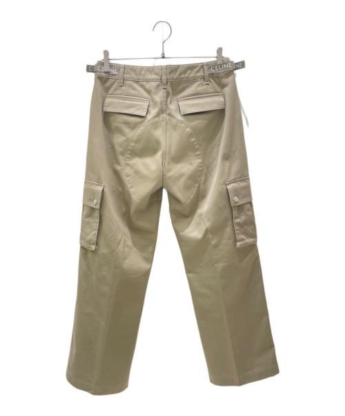 CELINE（セリーヌ）CELINE (セリーヌ) カーゴストレートパンツ カーキ サイズ:48の古着・服飾アイテム