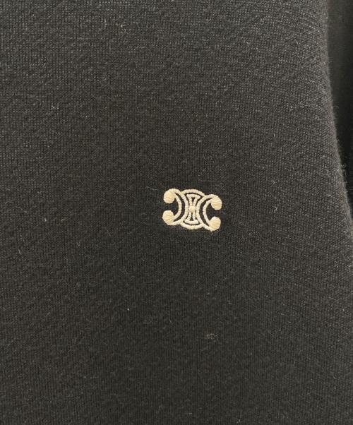 CELINE（セリーヌ）CELINE (セリーヌ) トリオンフルーズフーディ ブラック サイズ:Sの古着・服飾アイテム