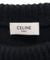 中古・古着 CELINE (セリーヌ) トリオンフクルーネックセーター ブラック サイズ:M：60000円
