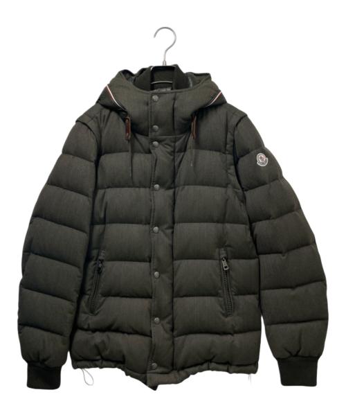 MONCLER（モンクレール）MONCLER (モンクレール) HEM GIUBBOTTO/ダウンジャケット カーキ サイズ:1の古着・服飾アイテム