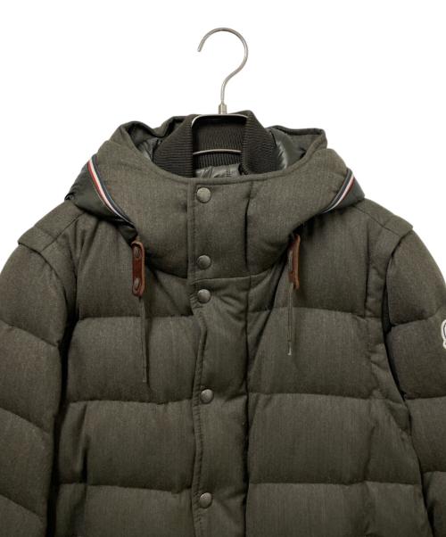 MONCLER（モンクレール）MONCLER (モンクレール) HEM GIUBBOTTO/ダウンジャケット カーキ サイズ:1の古着・服飾アイテム