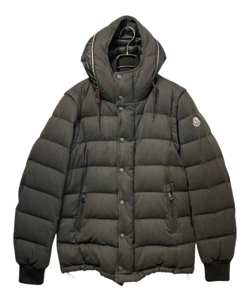 MONCLER（モンクレール）MONCLER (モンクレール) HEM GIUBBOTTO/ダウンジャケット カーキ サイズ:1の古着・服飾アイテム