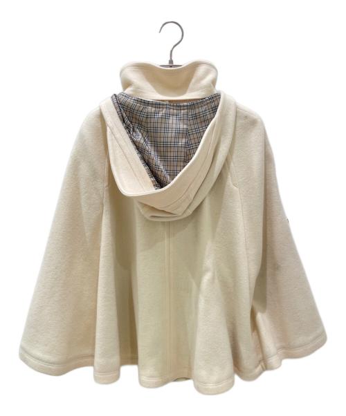 BURBERRY BLUE LABEL（バーバリー ブルー レーベル）BURBERRY BLUE LABEL (バーバリーロンドンブルーレーベル) ポンチョコート アイボリー サイズ:38の古着・服飾アイテム