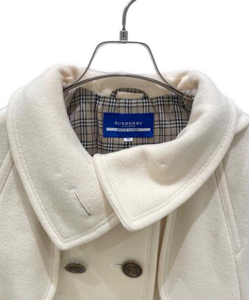 BURBERRY BLUE LABEL（バーバリー ブルー レーベル）BURBERRY BLUE LABEL (バーバリーロンドンブルーレーベル) ポンチョコート アイボリー サイズ:38の古着・服飾アイテム