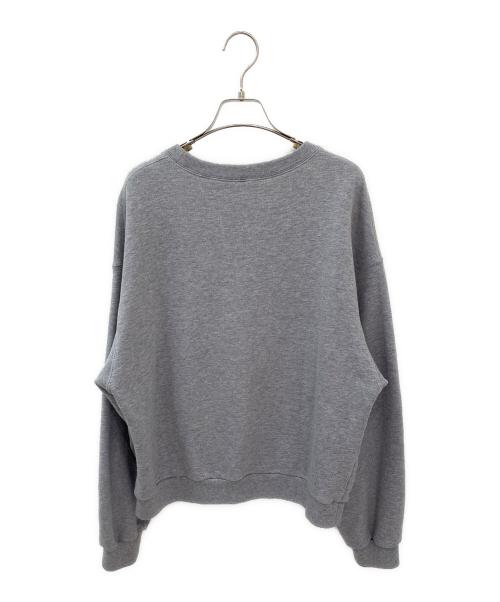 GUCCI（グッチ）GUCCI (グッチ) 刺繍パッチプリントロゴスウェット グレー サイズ:XSの古着・服飾アイテム