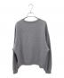 GUCCI (グッチ) 刺繍パッチプリントロゴスウェット グレー サイズ:XS：48000円